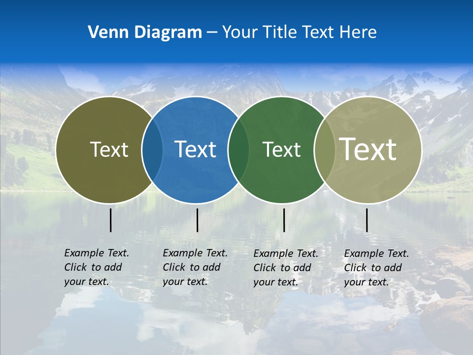 Desolate Clouds Altai PowerPoint Template