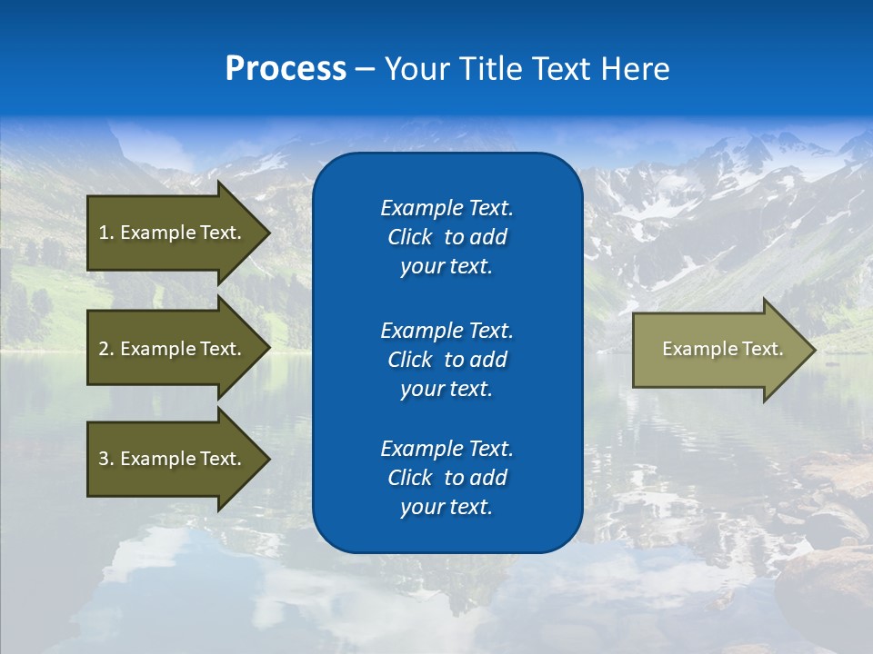 Desolate Clouds Altai PowerPoint Template