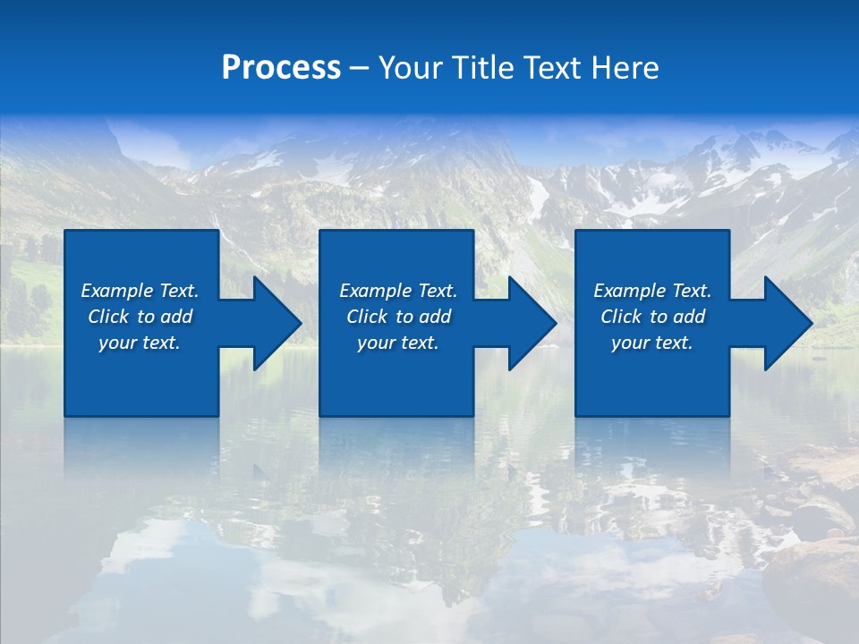 Desolate Clouds Altai PowerPoint Template