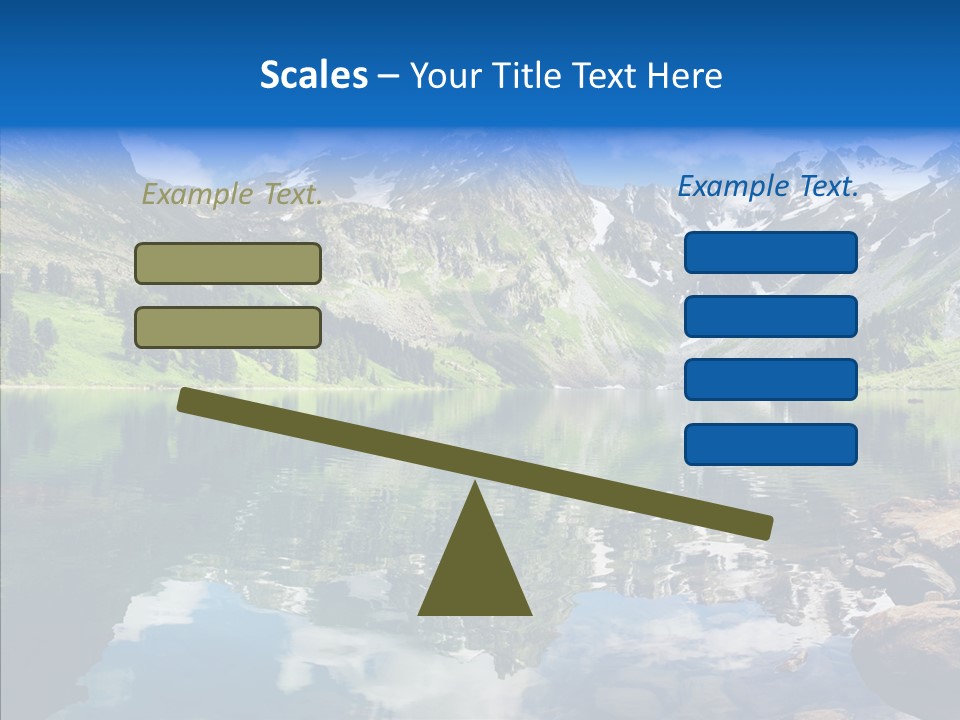 Desolate Clouds Altai PowerPoint Template