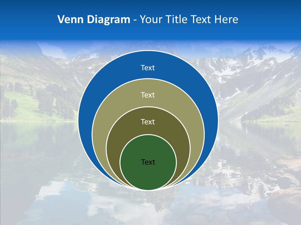 Desolate Clouds Altai PowerPoint Template