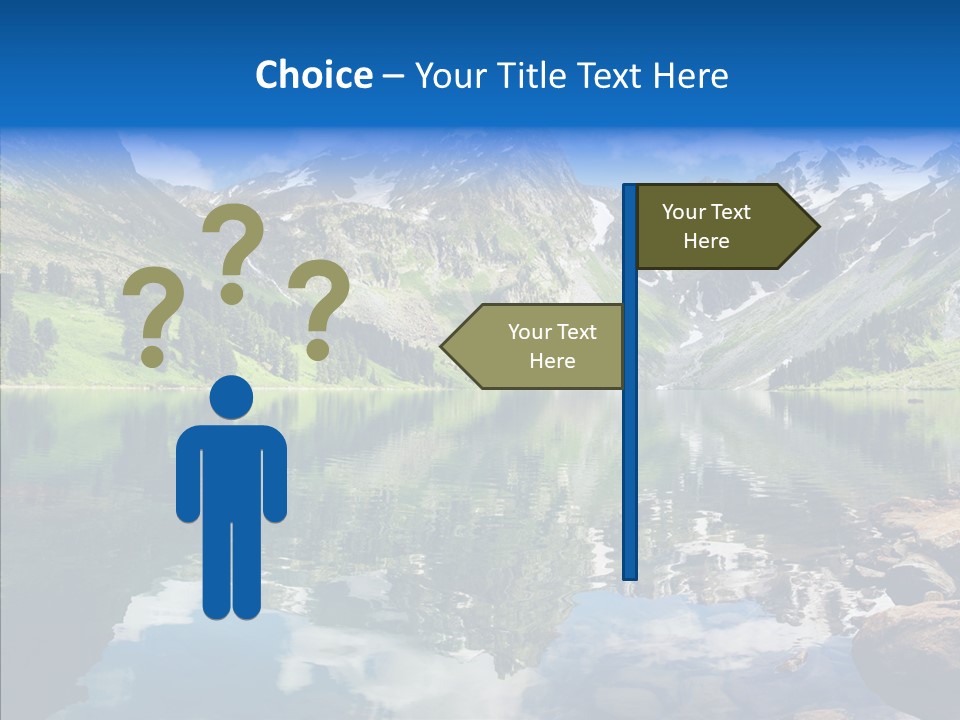 Desolate Clouds Altai PowerPoint Template