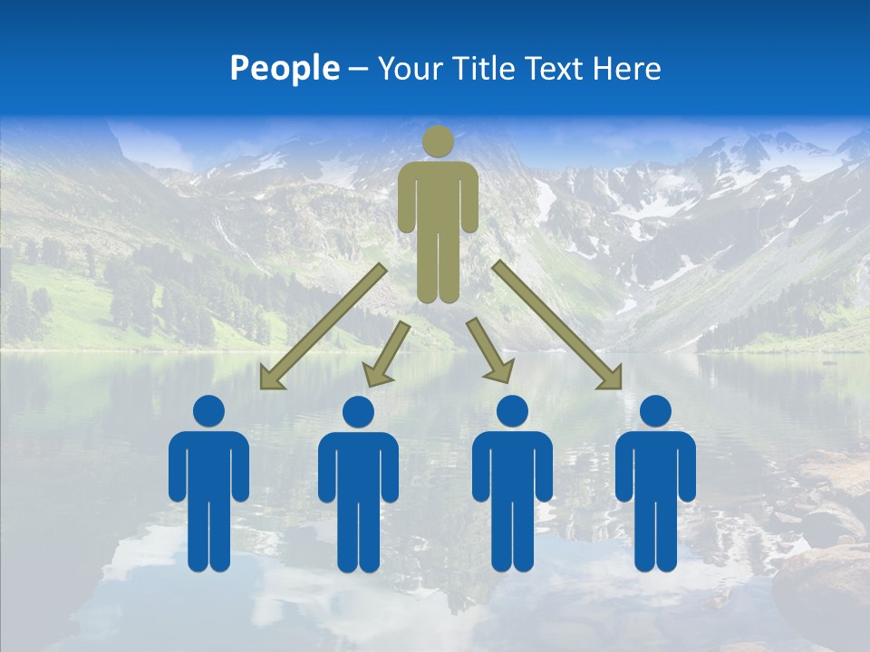 Desolate Clouds Altai PowerPoint Template