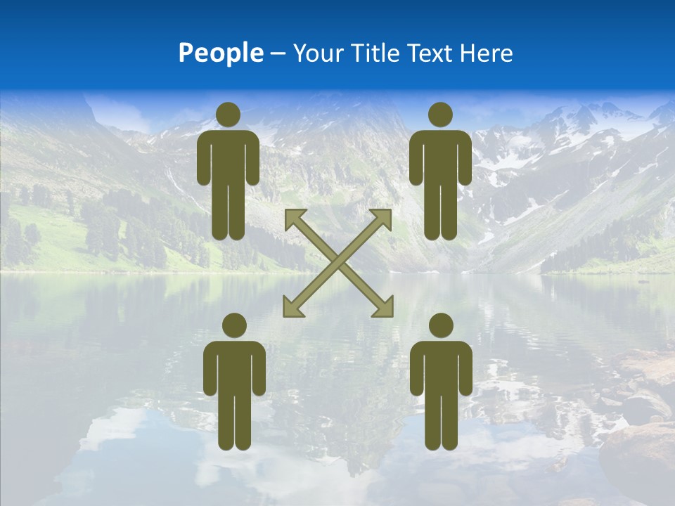 Desolate Clouds Altai PowerPoint Template