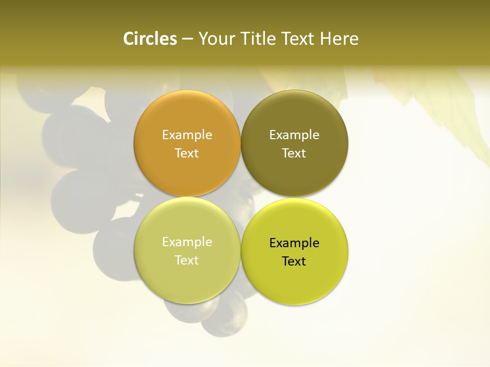 Bunch Drink Wine PowerPoint Template