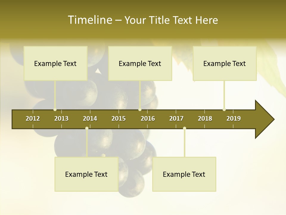 Bunch Drink Wine PowerPoint Template