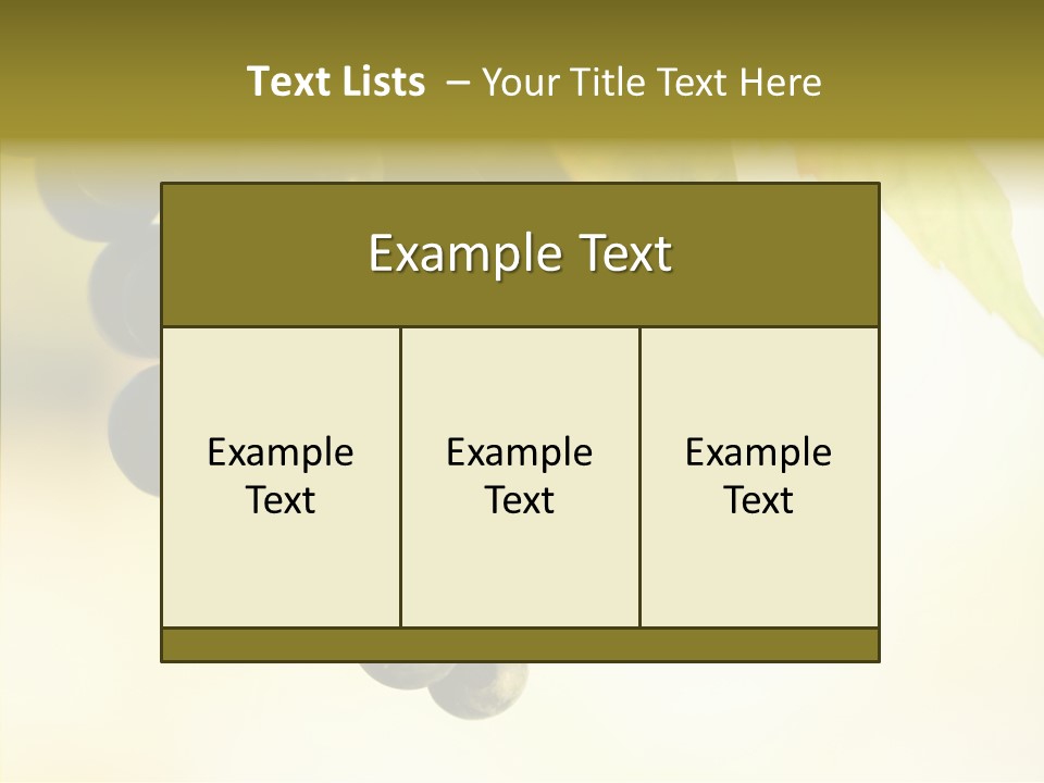 Bunch Drink Wine PowerPoint Template