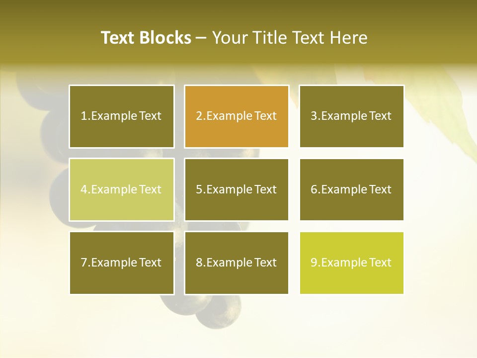 Bunch Drink Wine PowerPoint Template