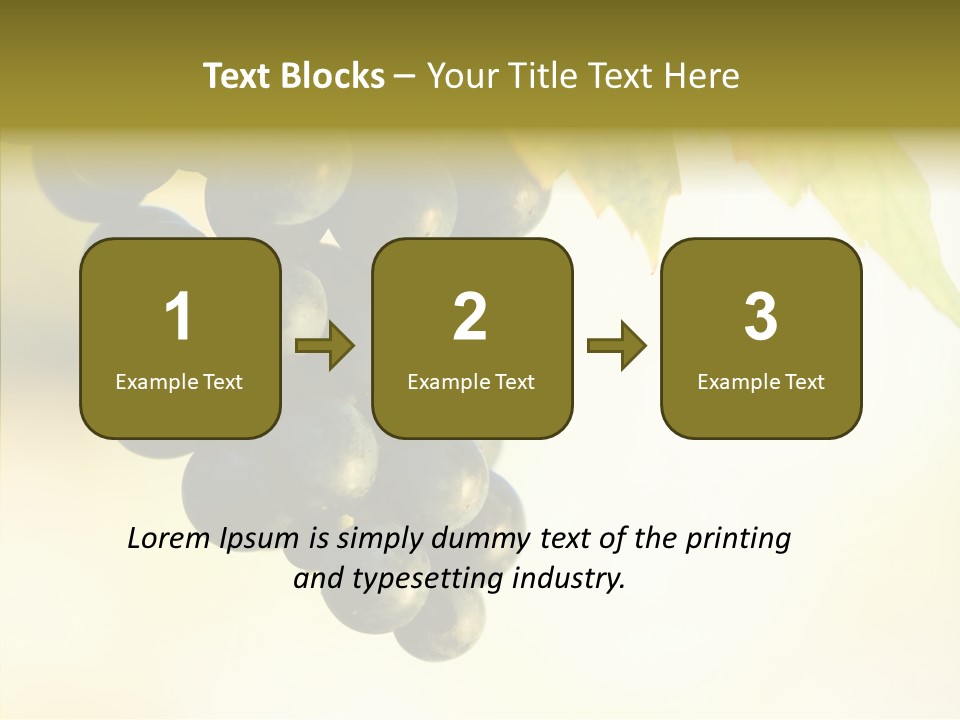 Bunch Drink Wine PowerPoint Template