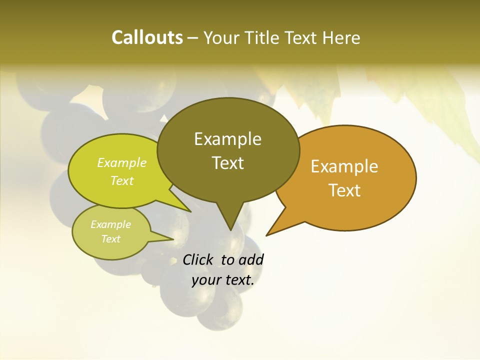 Bunch Drink Wine PowerPoint Template