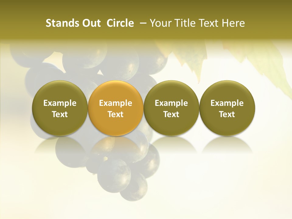 Bunch Drink Wine PowerPoint Template