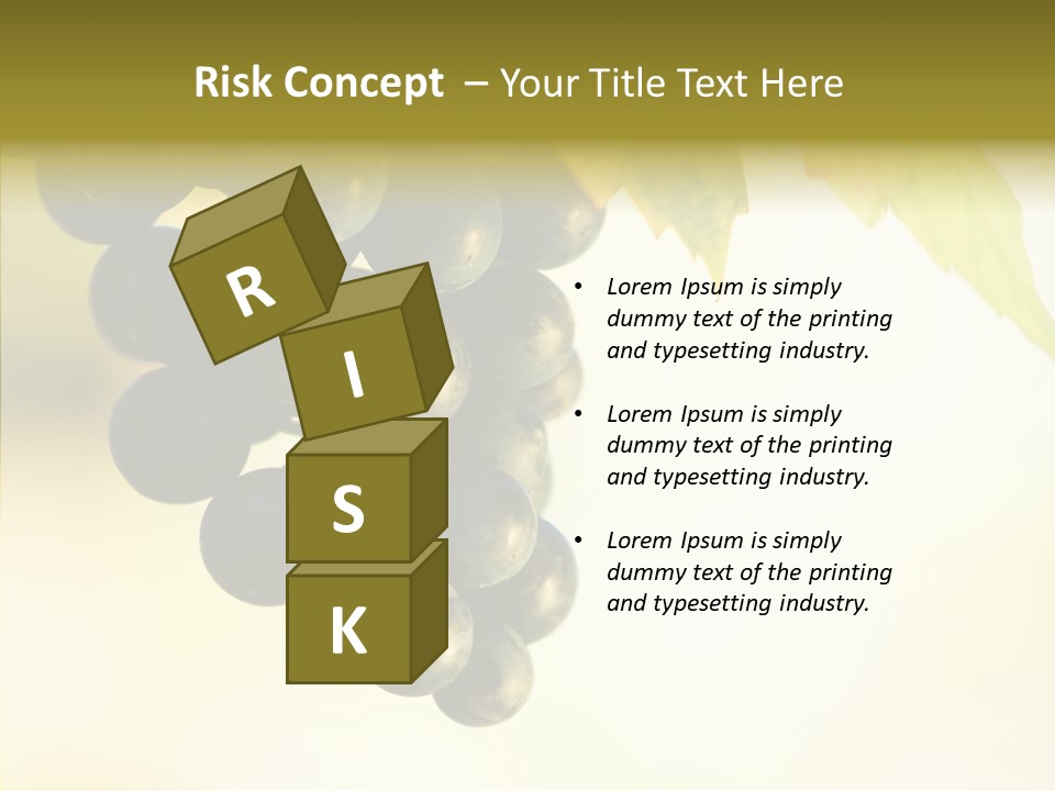 Bunch Drink Wine PowerPoint Template