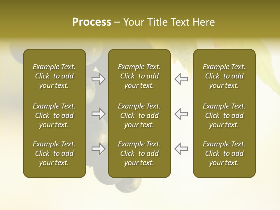 Bunch Drink Wine PowerPoint Template
