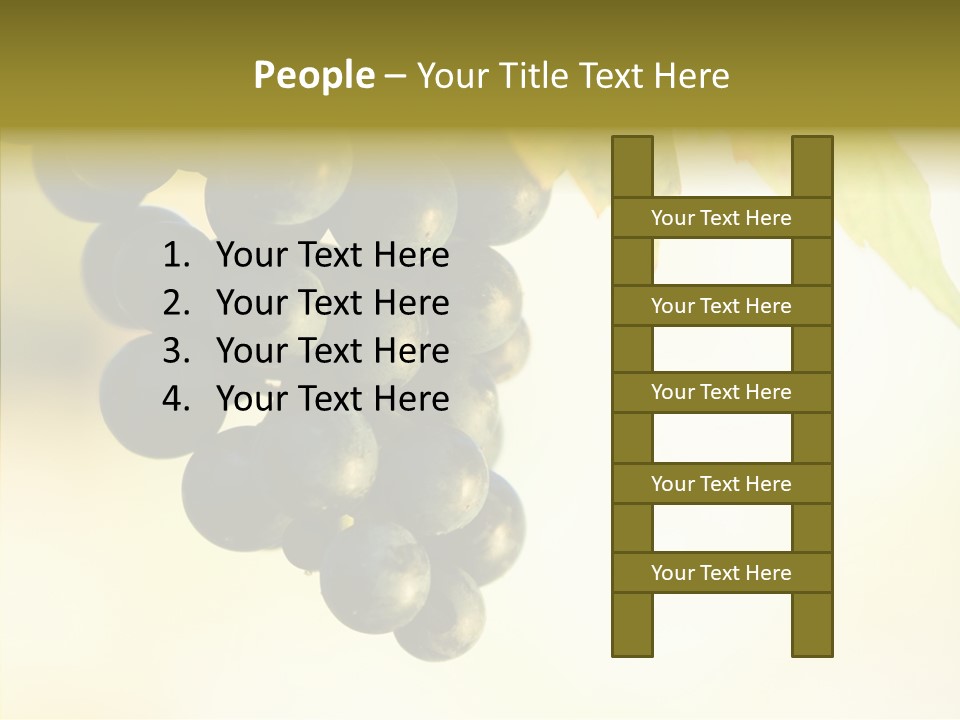 Bunch Drink Wine PowerPoint Template