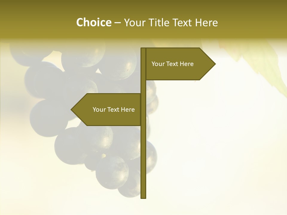 Bunch Drink Wine PowerPoint Template