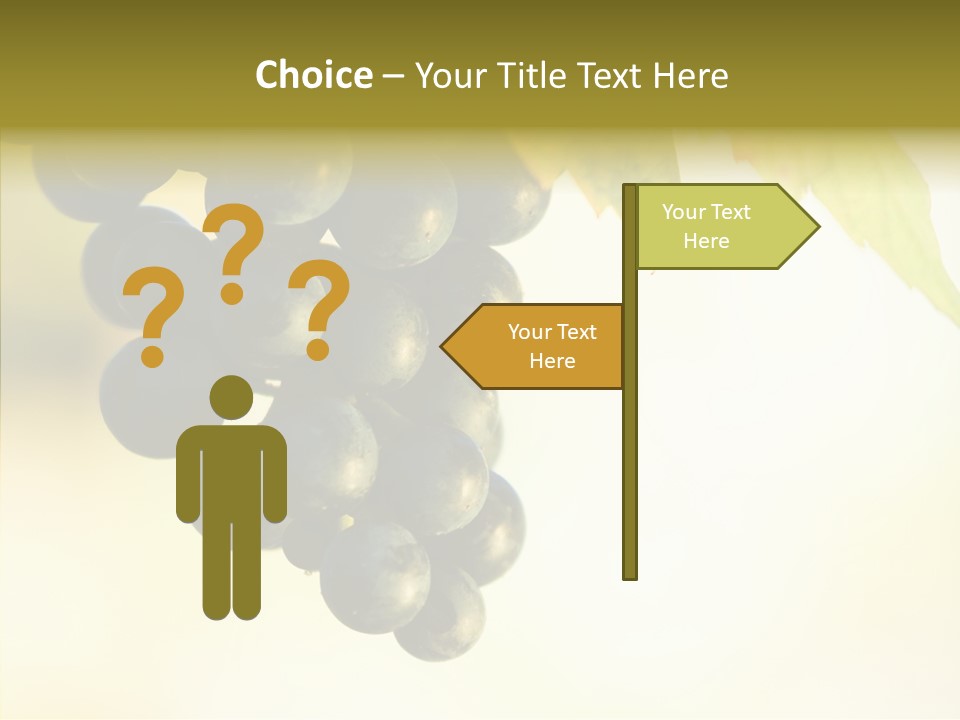 Bunch Drink Wine PowerPoint Template