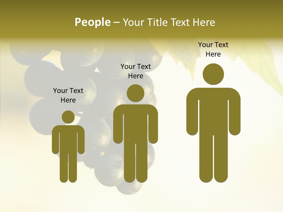 Bunch Drink Wine PowerPoint Template