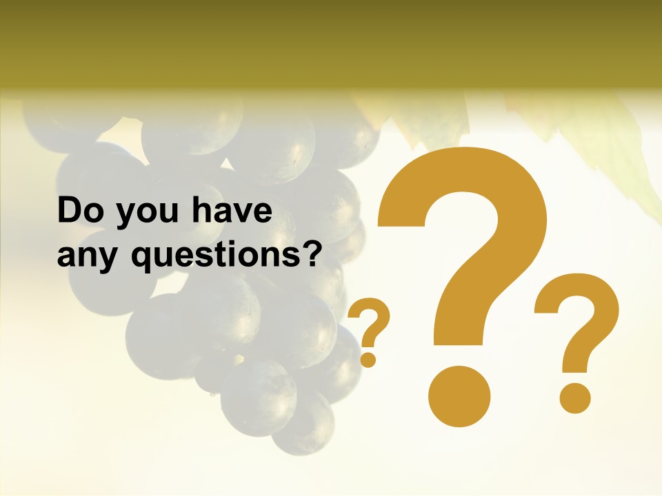 Bunch Drink Wine PowerPoint Template