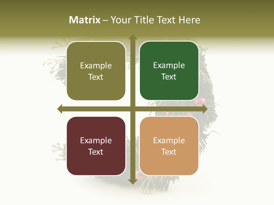 White Botany Year PowerPoint Template