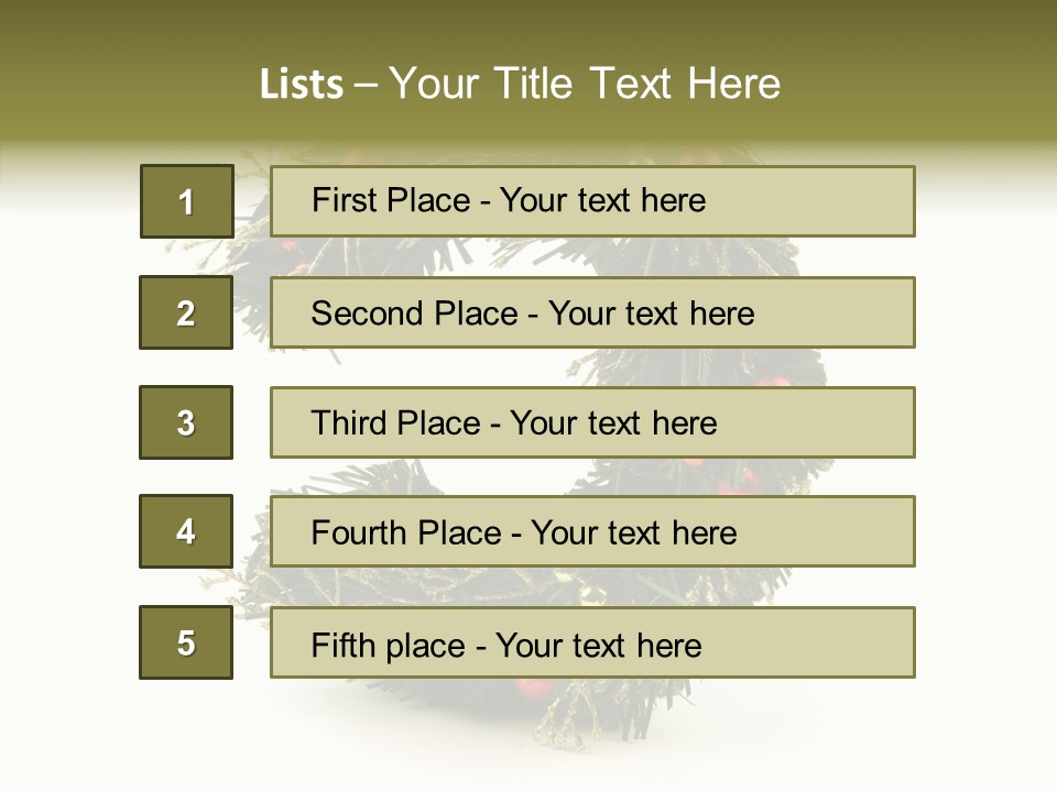 White Botany Year PowerPoint Template