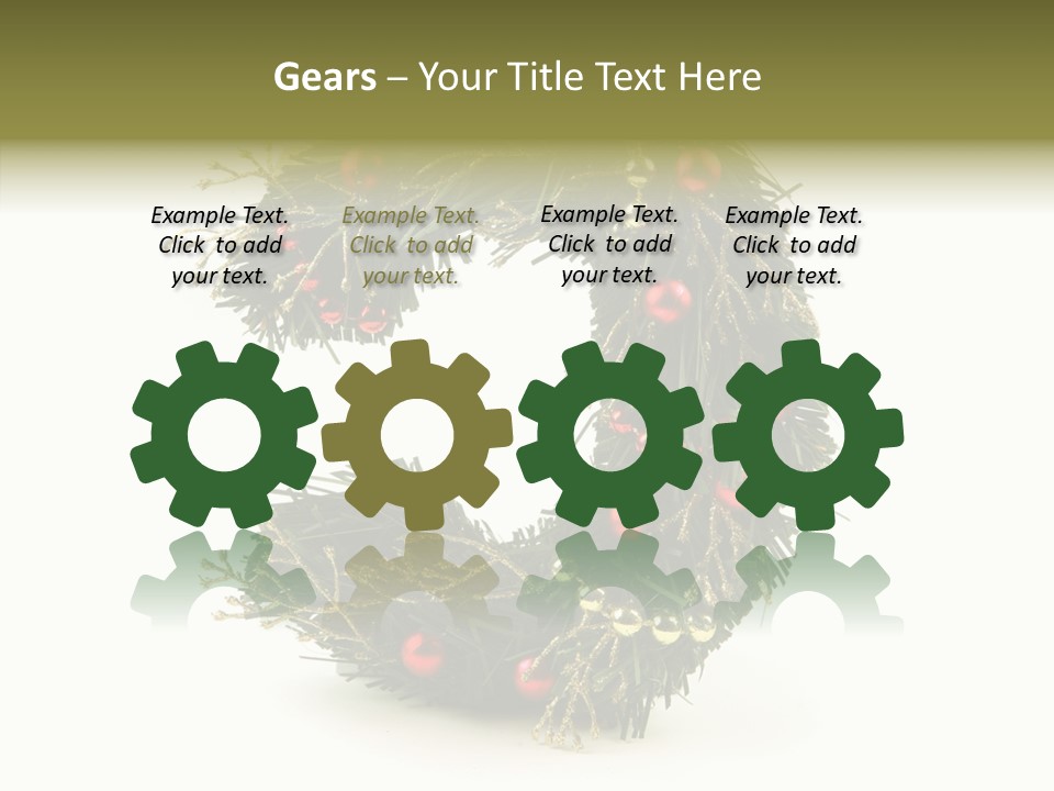 White Botany Year PowerPoint Template