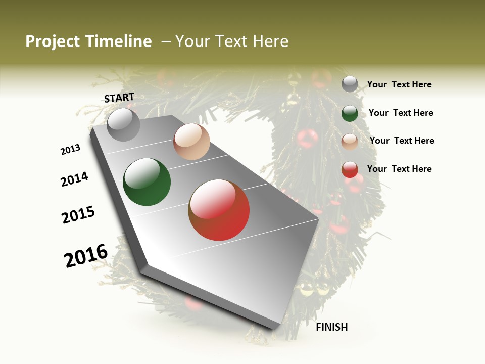 White Botany Year PowerPoint Template
