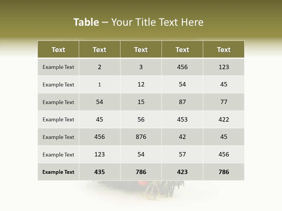 White Botany Year PowerPoint Template