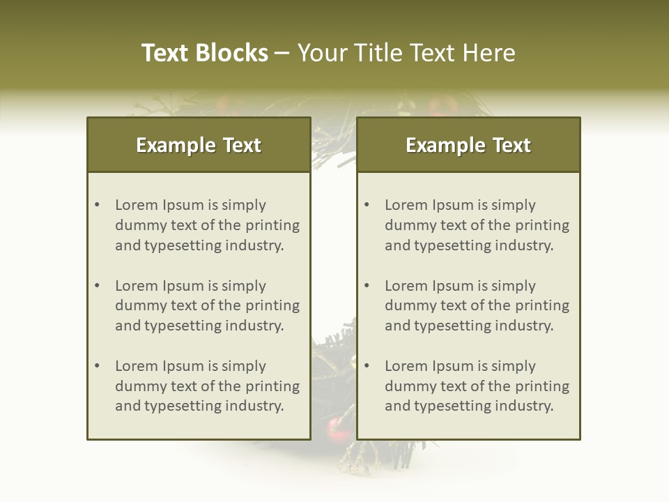 White Botany Year PowerPoint Template