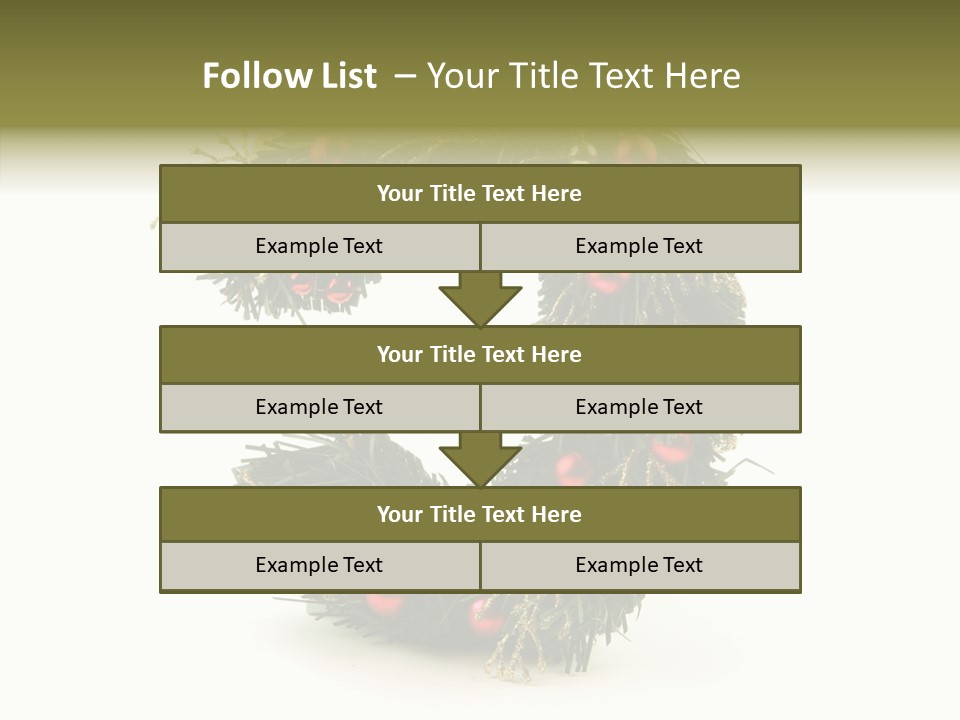 White Botany Year PowerPoint Template