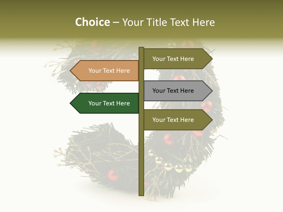White Botany Year PowerPoint Template