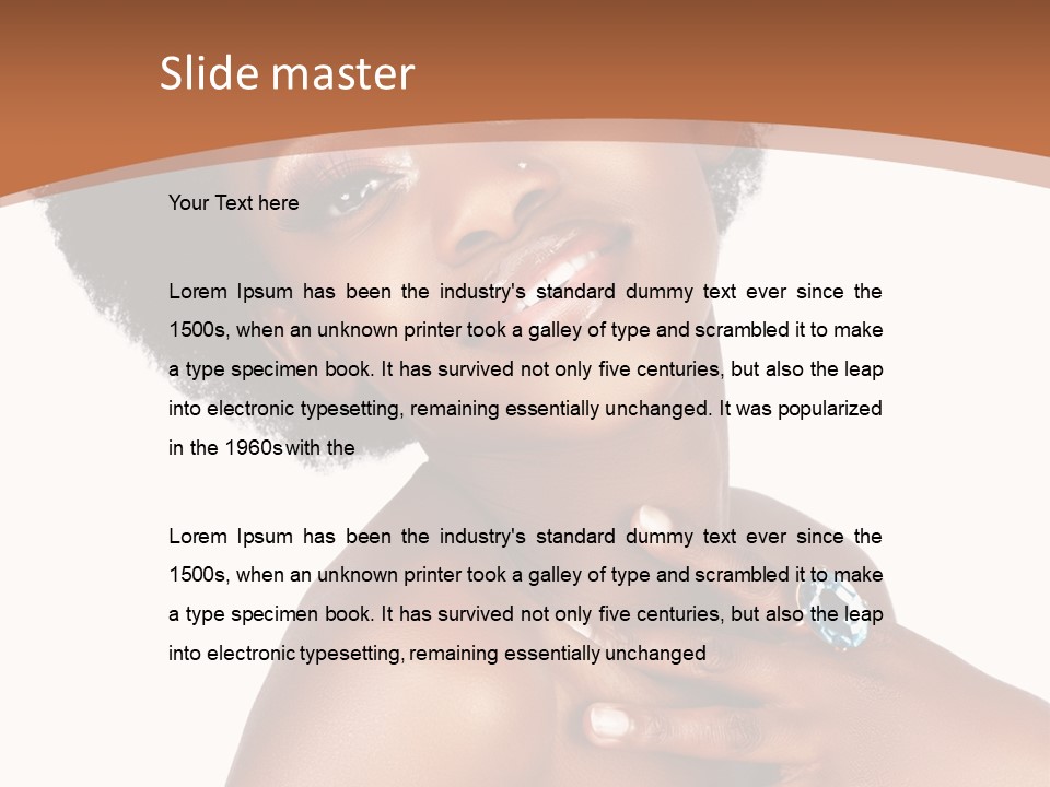 Fashion Joy White PowerPoint Template