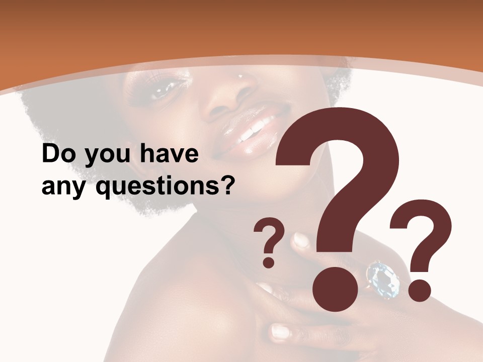 Fashion Joy White PowerPoint Template