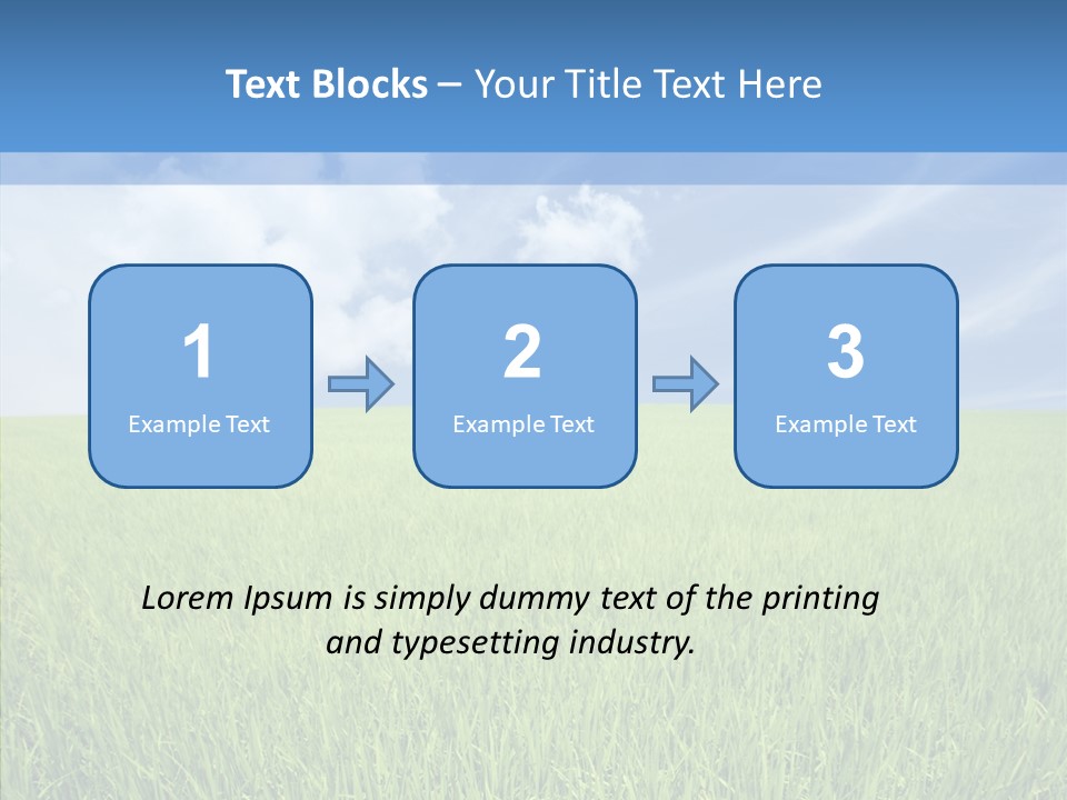 Leaf Solitude Paradise PowerPoint Template
