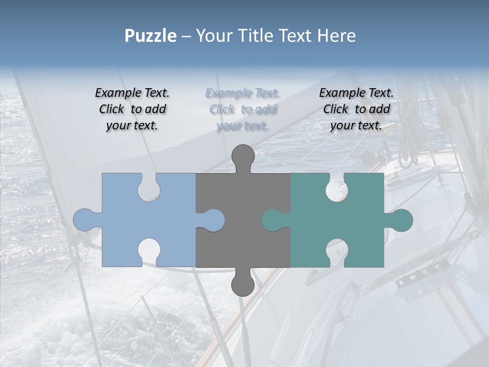 Cruise Vacation Water PowerPoint Template