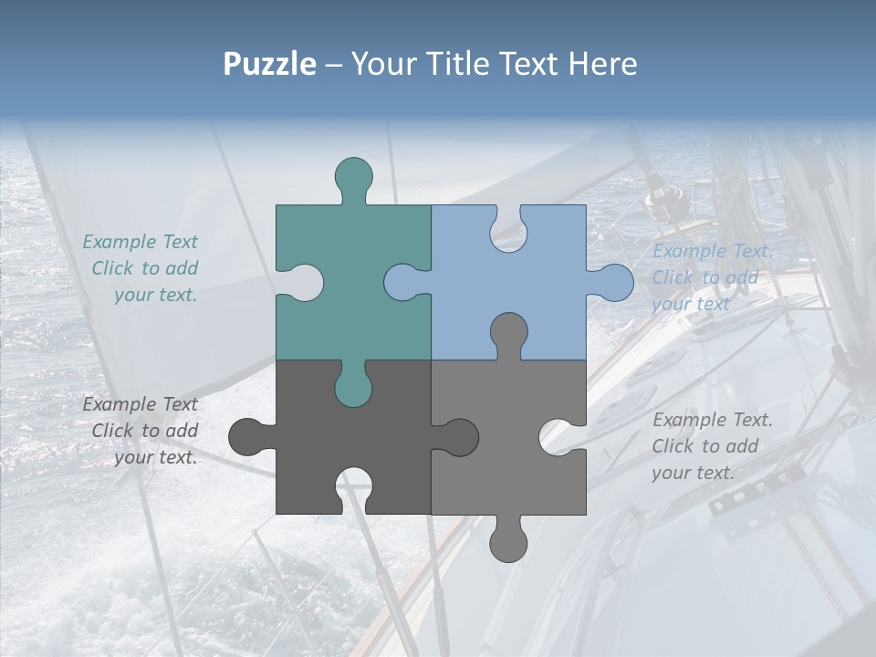 Cruise Vacation Water PowerPoint Template