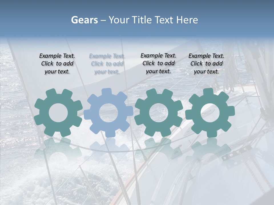 Cruise Vacation Water PowerPoint Template