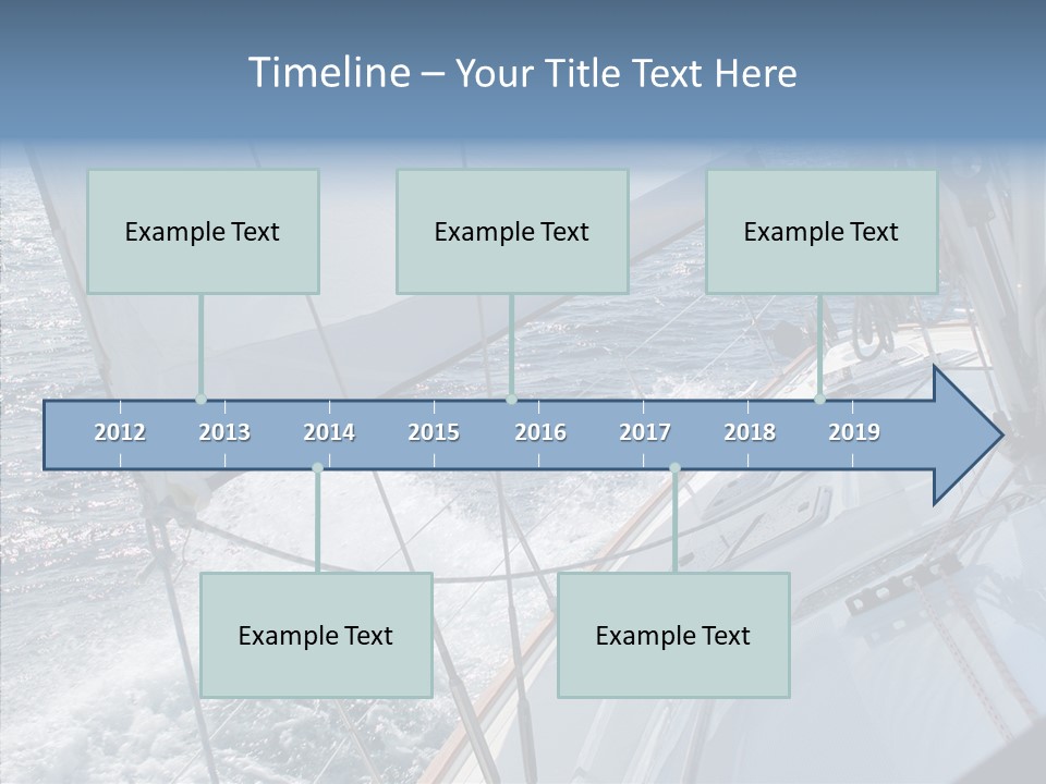 Cruise Vacation Water PowerPoint Template