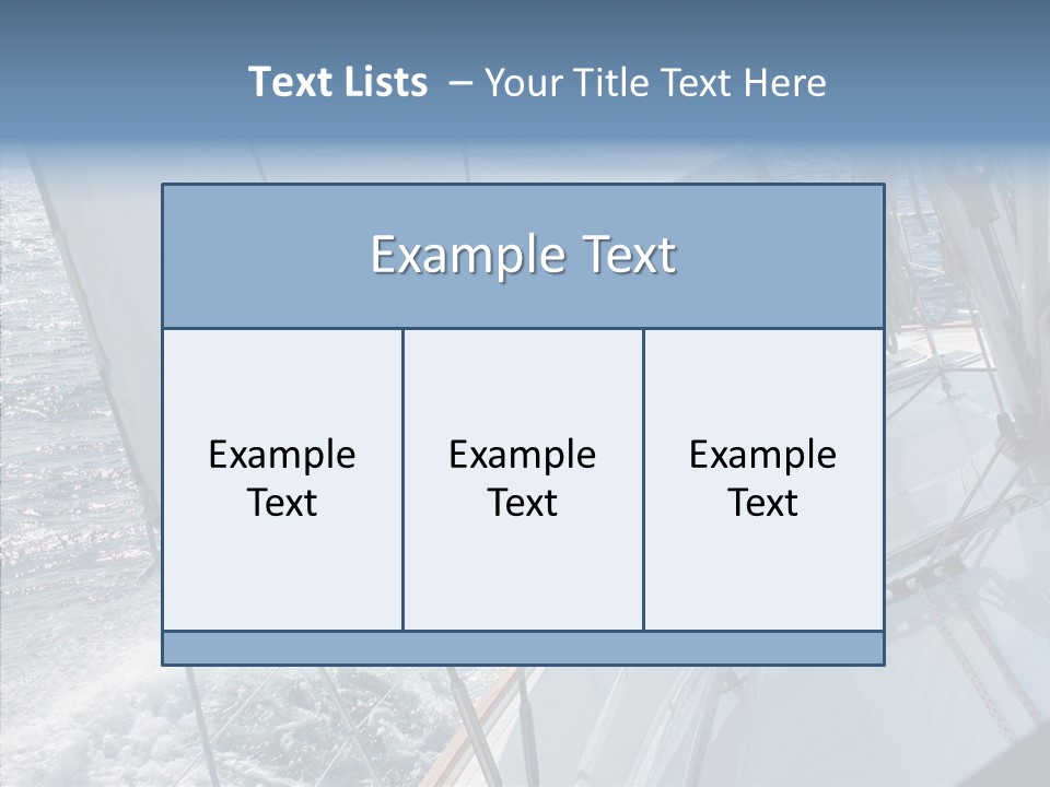 Cruise Vacation Water PowerPoint Template