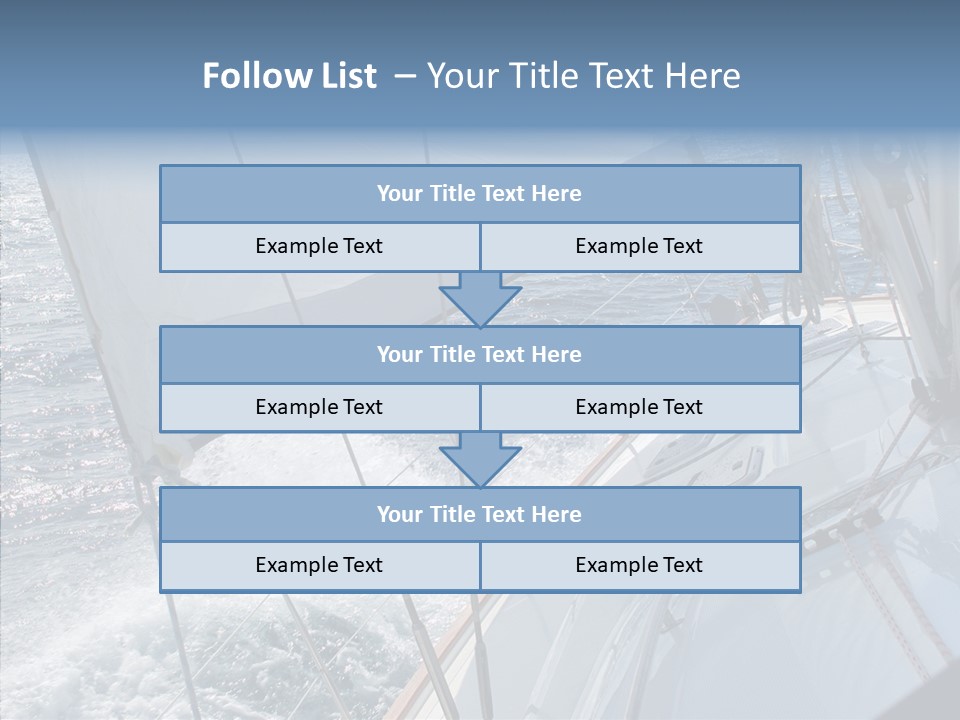 Cruise Vacation Water PowerPoint Template