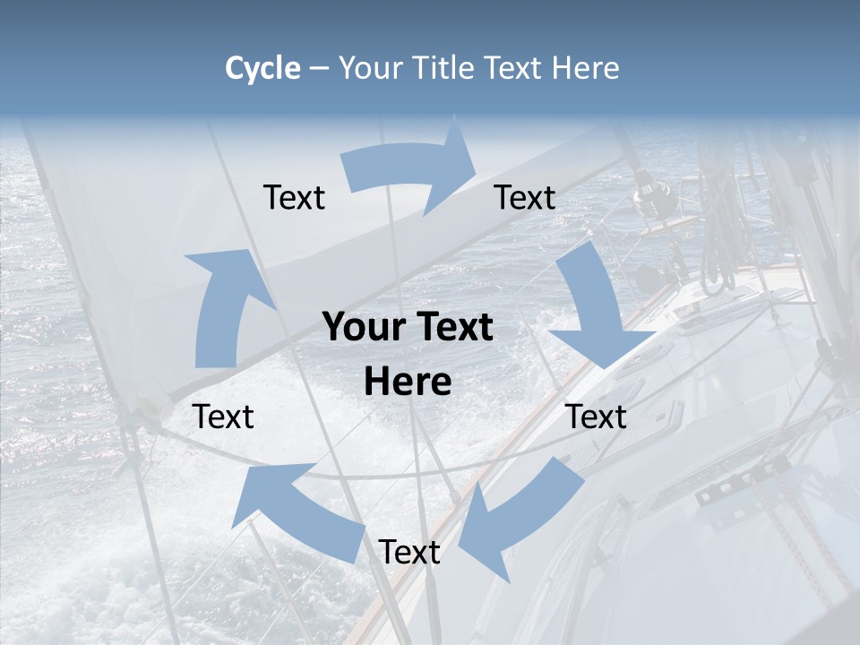 Cruise Vacation Water PowerPoint Template