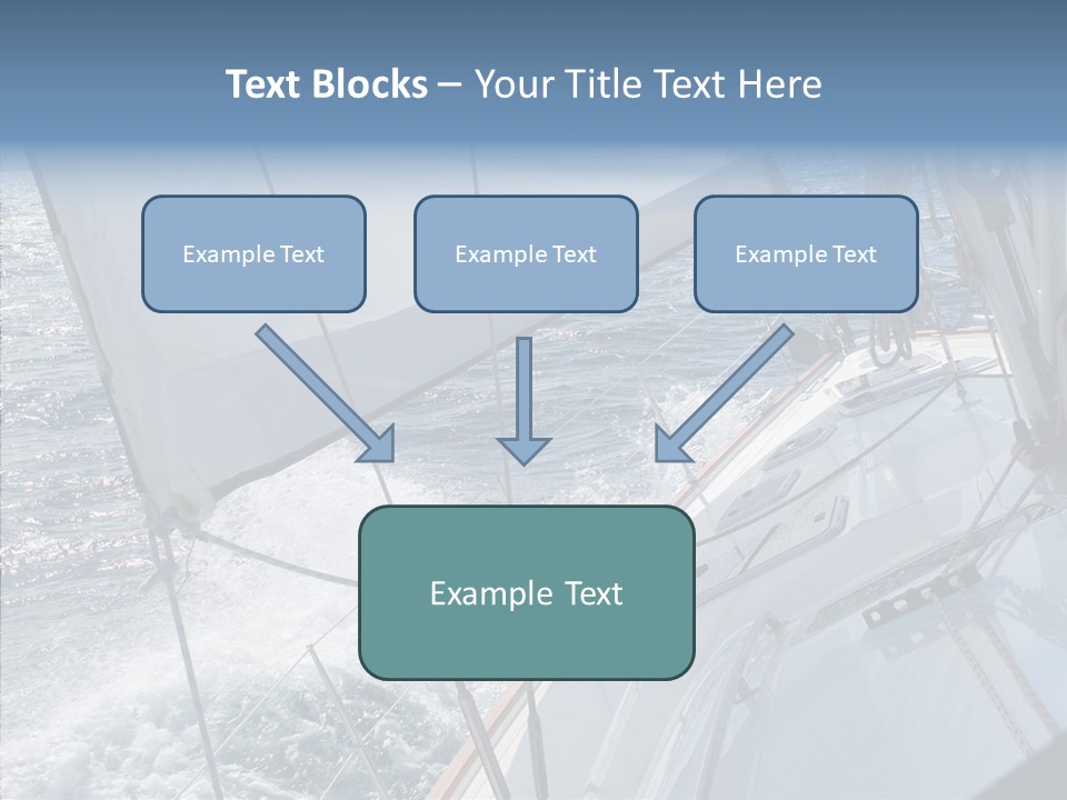 Cruise Vacation Water PowerPoint Template