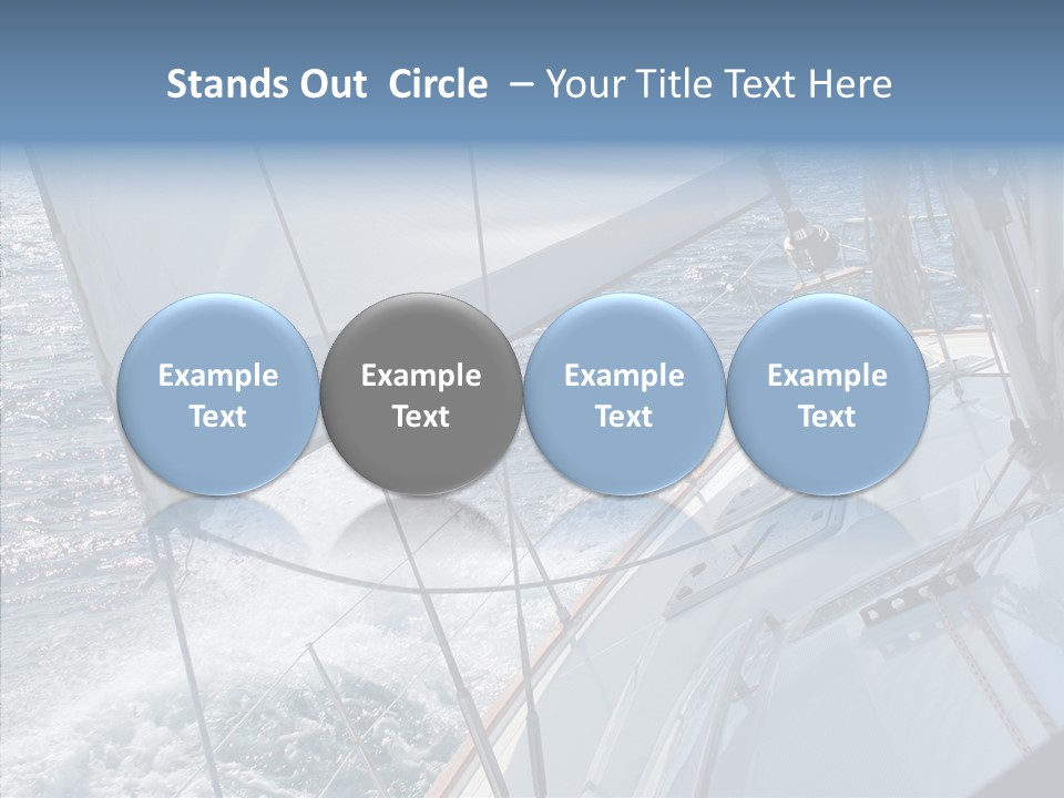 Cruise Vacation Water PowerPoint Template