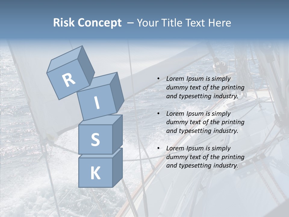 Cruise Vacation Water PowerPoint Template