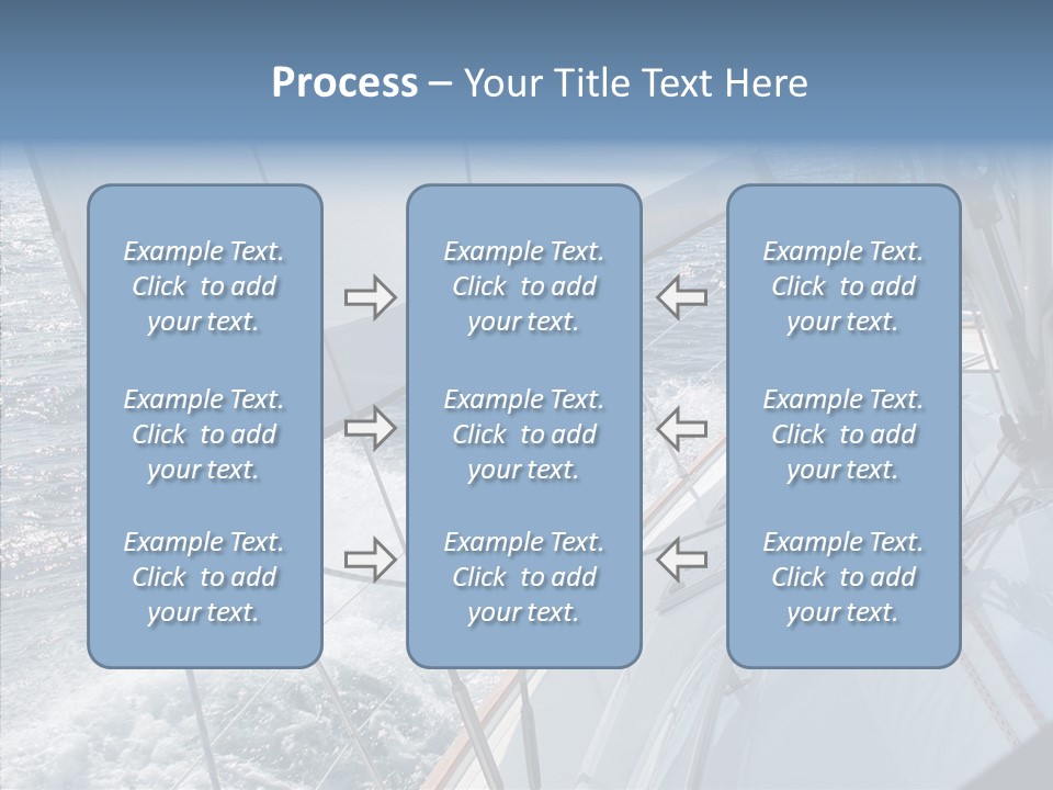 Cruise Vacation Water PowerPoint Template