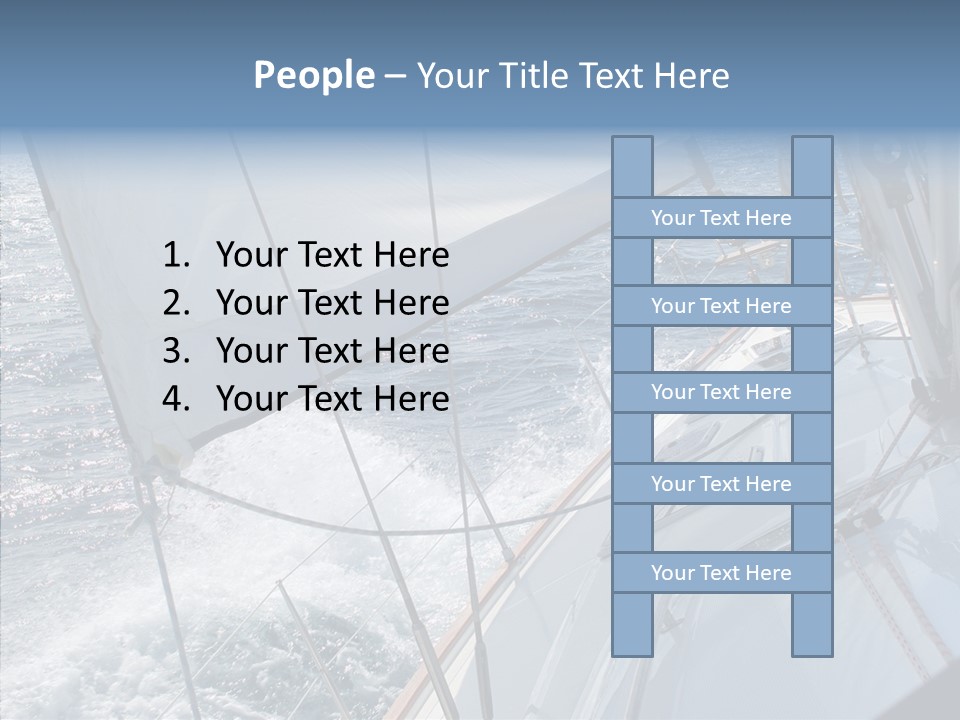 Cruise Vacation Water PowerPoint Template