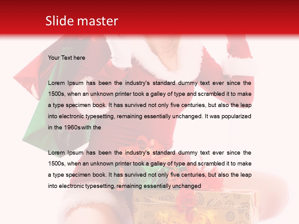 Teeth Shopping Enjoy PowerPoint Template