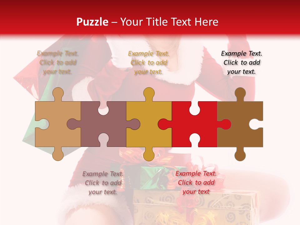 Teeth Shopping Enjoy PowerPoint Template