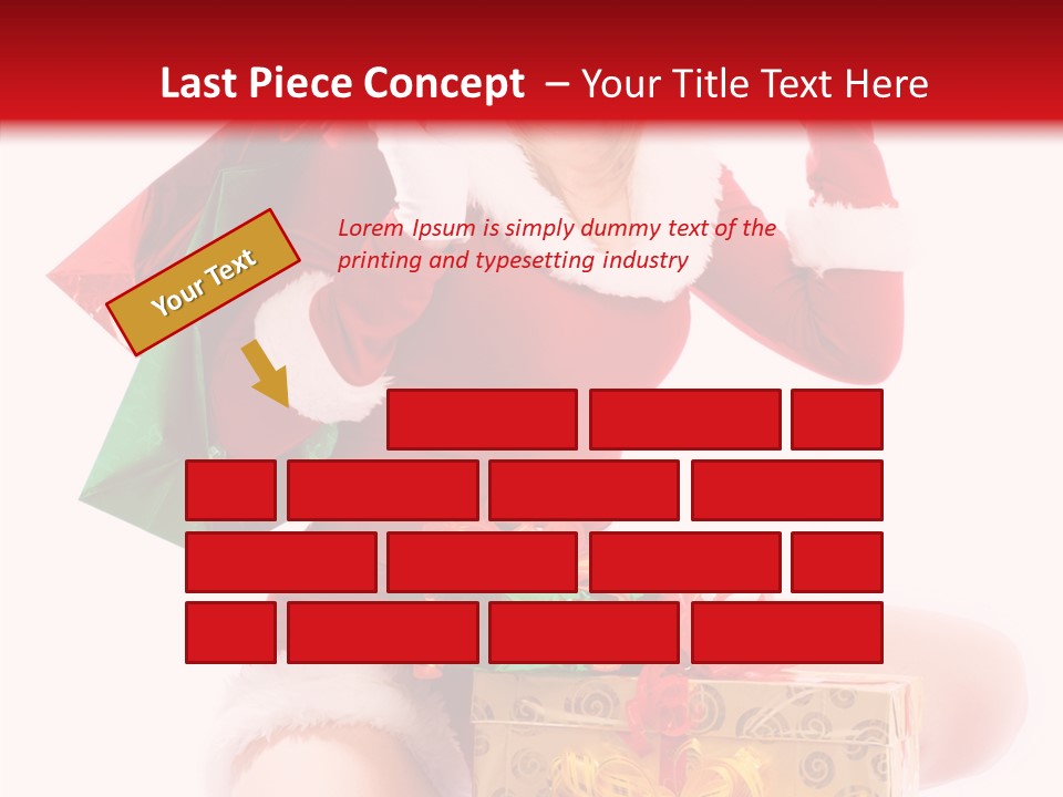 Teeth Shopping Enjoy PowerPoint Template