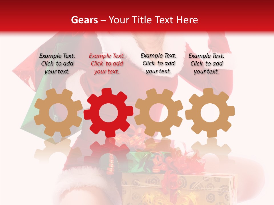 Teeth Shopping Enjoy PowerPoint Template