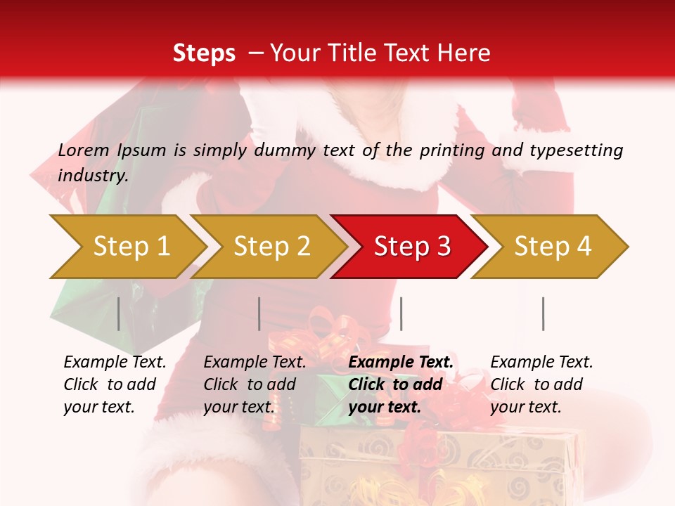 Teeth Shopping Enjoy PowerPoint Template